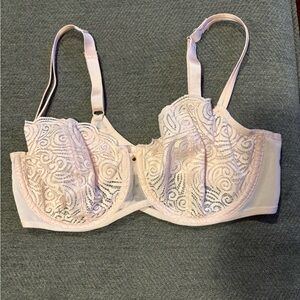 Chantelle pink lace bra